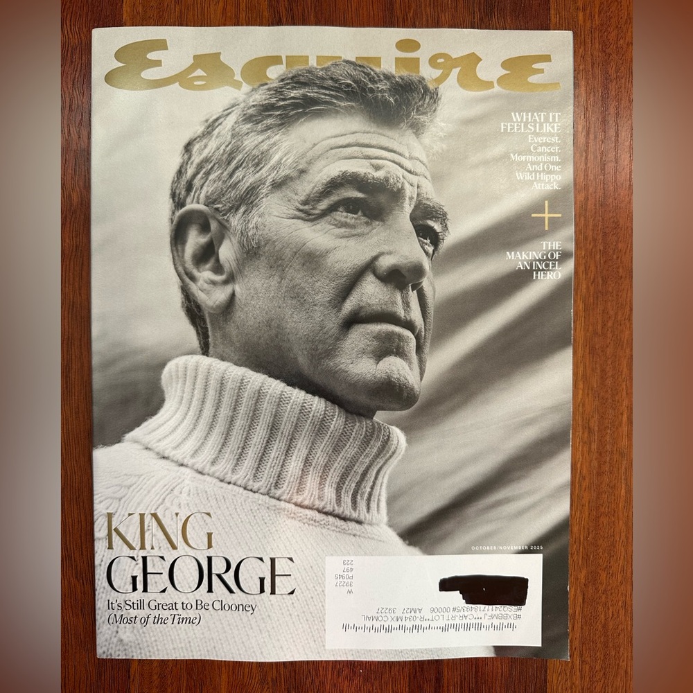 Esquire Magazine - George Clooney - October/November 2025